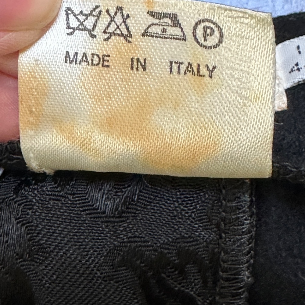 Vintage Genny Gianni Versace Wool Wrap Skirt Made In Italy - Picture 3 of 16
